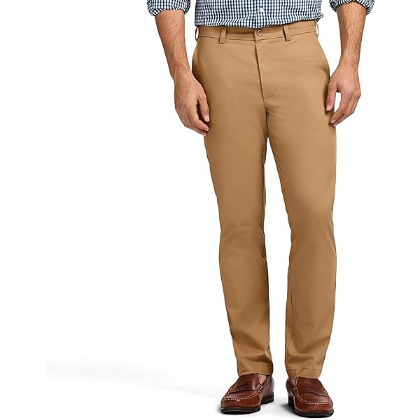 IZOD Men's American Chino (Inert Flat-Front or Pleated